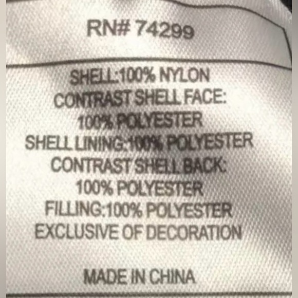 Bebe Sport Women’s Puffer Hooded Jacket Black/Cranberry-Size XL EUC - Picture 6 of 6